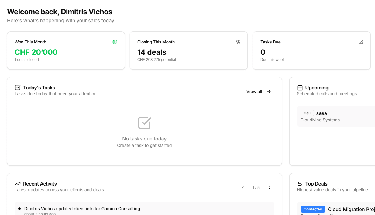 Manage Your Clients